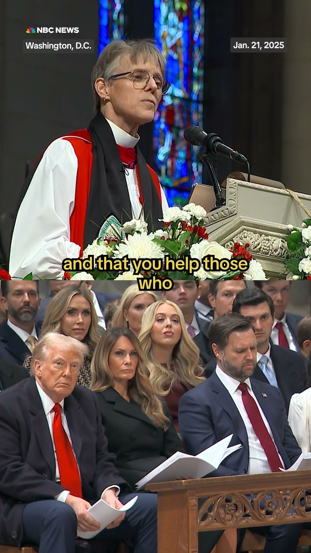 Reverend addresses Trump directly at prayer service: 'I ask you to have mercy'