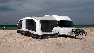 видео: Обзор палаток и маркиз для Домов на колесах непосредственно в местах отдыха картинка: Обзор палаток и маркиз для Домов на колесах непосредственно в местах отдыха