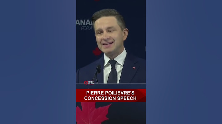 Pierre Poilievre's Concession Speech After Canada Election Loss to Mark Carney
