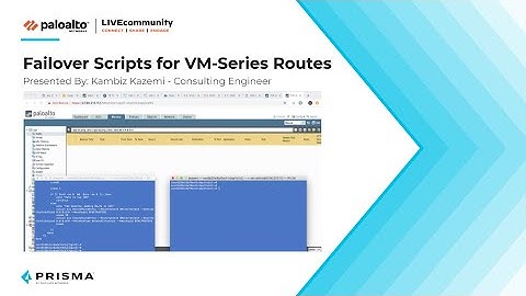Failover Scripts for VM-Series Routes