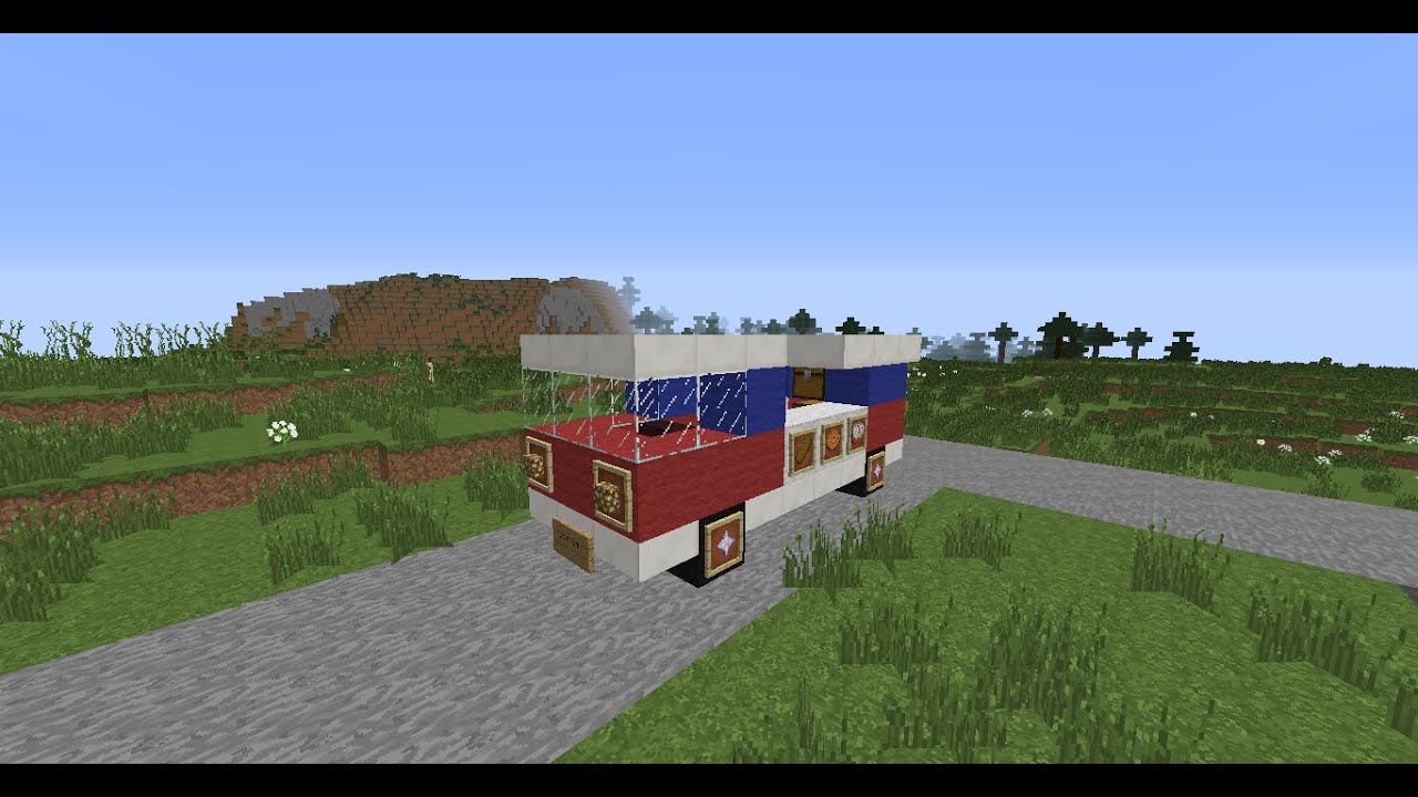 Minecraft | Tuto : Comment faire une camionnette - YouTube