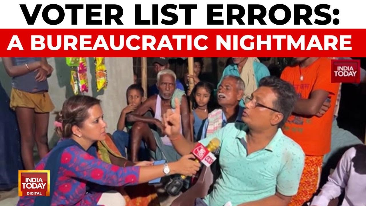 Voter List Chaos: Multiple Names, Castes At One Address Traps Citizens ...