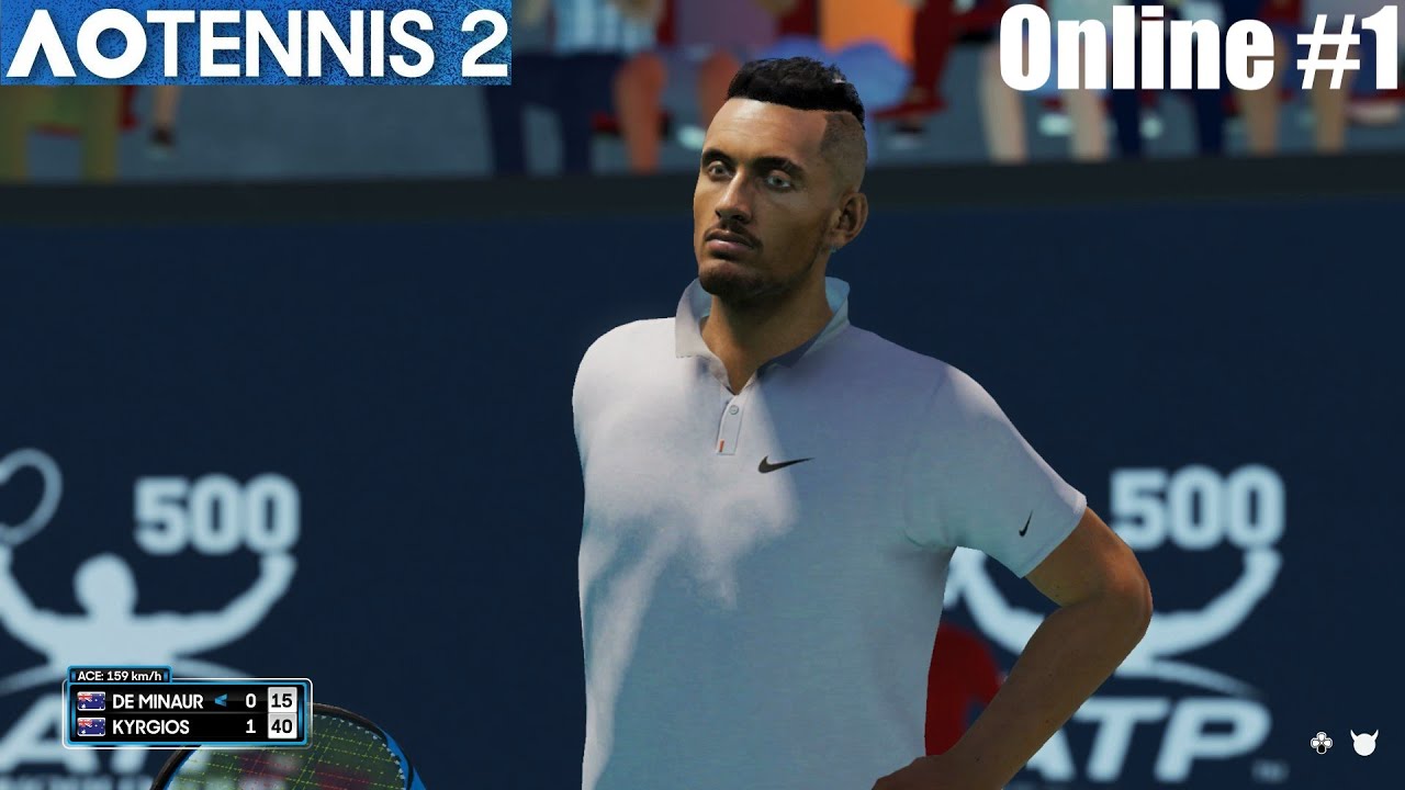 AO Tennis 2 - LAG LAG AND MORE LAG - Online #1 - PS4 Gameplay