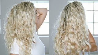 No Heat Summer Beach Waves w/ Consistent Curl