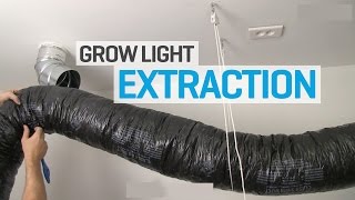 Air-Cooled Grow Light Extraction Set-Up with Insulated Ducting @Just4Growers