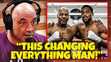 Joe Rogan SHOCKED Watching Anthony Joshua Train With Mike Tyson For Jake Paul Fight!