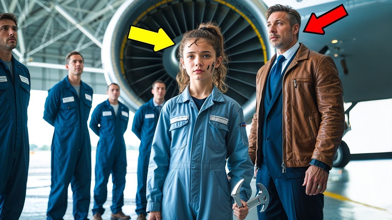 CEO Dares Little Girl To Fix Dead Jet Engine — He Had No Idea Who The Girl's Father Was