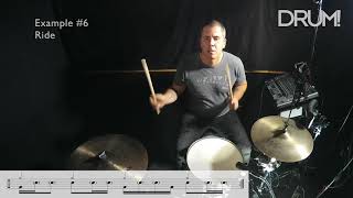 Drum Lesson: Ride Pattern Lesson Plan Week 9 - Displacements & Ghost Notes