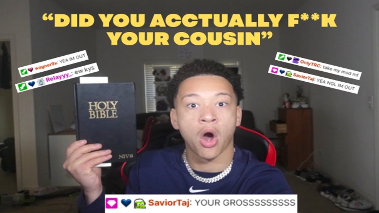 My Twitch Chat Asked Me Questions With My Hand On The Bible.. *BAD IDEA*