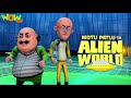 MOTU PATLU movies for KIDS | Motu Patlu In Alien World | Full Movie | Wow Kidz