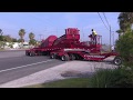 220,000 lbs Rotor on a Dual Lane steerable multi axle trailer