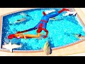 GTA 5 Spiderman Ragdolls/Fails (Euphoria Physics | Funny Moments | Ragdoll)