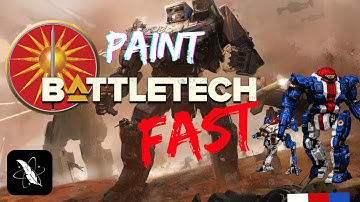 Battletech - My No Sweat Approach to Speedpainting! (House Davion)