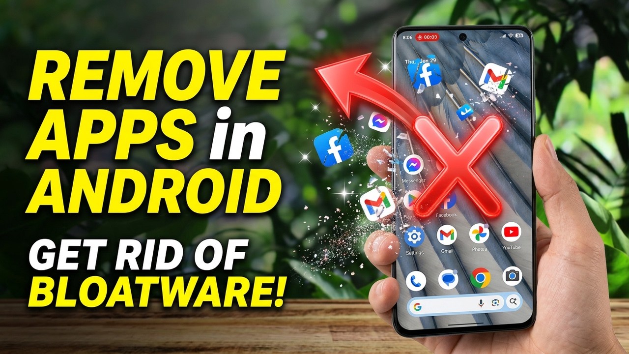 How to Remove Apps in Android - YouTube