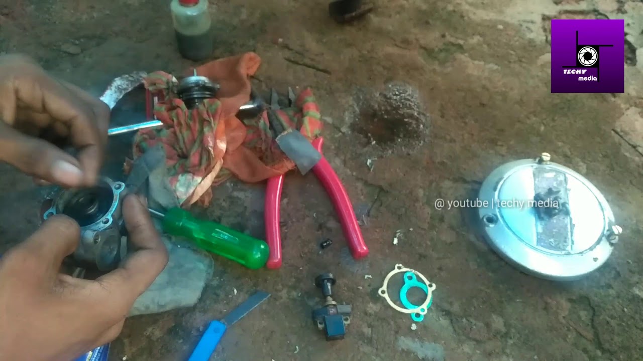 Yamaha rx 100 oil pumb യമഹ rx100 ഓയിൽ പമ്പ് YouTube