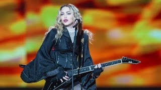 Madonna Breaks Down on Stage For Rocco