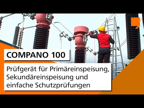 COMPANO 100 - Prüfgerät für Primäreinspeisung,   Sekundäreinspeisung und einfache Schutzprüfungen