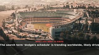 Dodgers Schedule Trends Globally as MLB Season Heats Up | July 2026 | NewsDrop