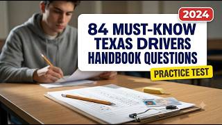 Pass the Texas DPS Written Exam: 84 Handbook Questions & Answers!