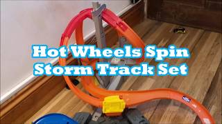 Hot Wheels Spin Storm Track Set