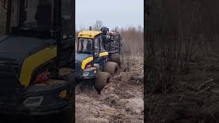 Ponsse Buffalo stuck in mud #LoggingLatvia #latvia