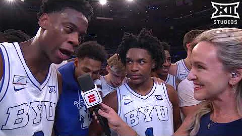 Robert Wright III & AJ Dybantsa Post-Game Interview after Buzzer Beater Win vs. Clemson