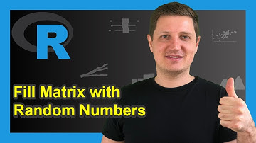 Create Random Matrix in R (Example) | Generate Values & Fill into Data | set.seed, sample & replace