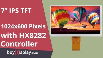 7 inch 1024x600 IPS TFT LCD Display High Brightness,Full Viewing Angle