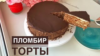 Пломбир торты. Шоколадты торт.