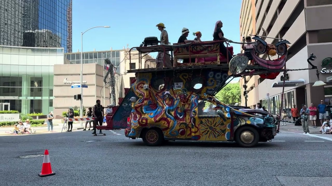 Houston Car Art Parade 2025 | Rolling Art on Wheels 🚗🎨