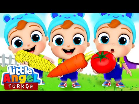 Meyve Fuarı Sevdiğimiz Meyve, Sebzeler | Eğlenceli Ve Öğretici Çocuk Şarkıları | Little Angel Türkçe