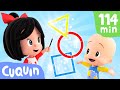 Aprenda as formas e muito mais com Cuquin | Desenhos animados para bebês