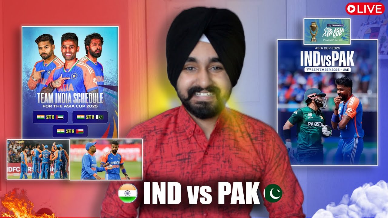 INDIA vs Pakistan Super 4 Asia Cup 2025 LIVE - YouTube