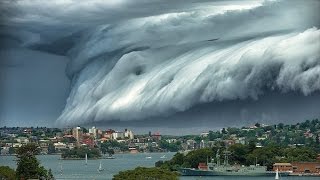 【衝撃】まるで津波のような雲！