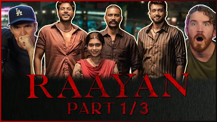 Raayan MOVIE REACTION Part 1/3!! | Dhanush | SJ Suryah| A.R. Rahman