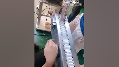 High speed automatic small tube vibration sorting feeding horizontal labeling machine