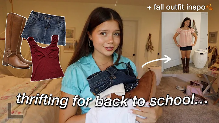 thrifting my DREAM wardrobe for back to school / fall