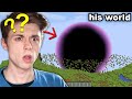 Fooling my Friend with a BLACK HOLE Mod on Minecraft...