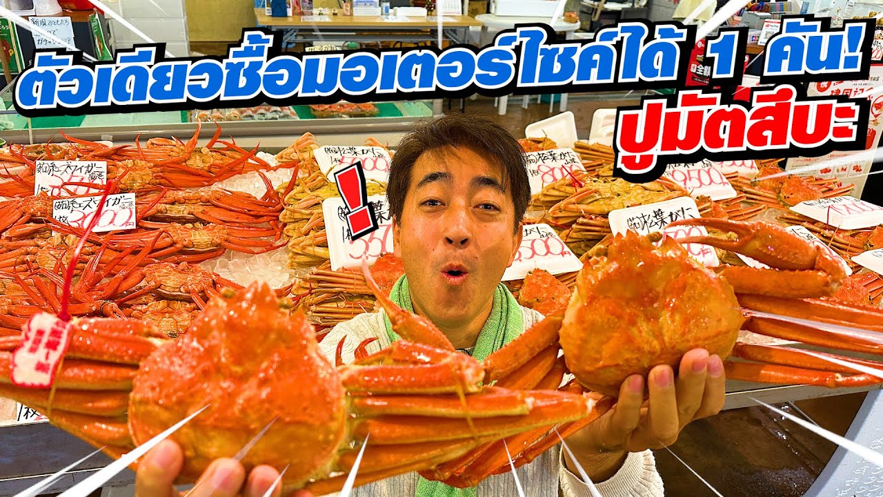 ปูตัวเดียวซื้อรถมอเตอร์ไซด์ได้ 1 คัน สุดยอดปูมัตสึบะ Tottori SUGOI JAPAN Ep532