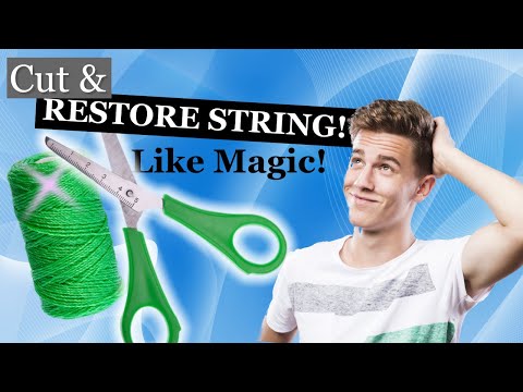 Cut and Magically Restore String in this Easy Trick  - Easy Magic Tricks for Beginners Tutorial