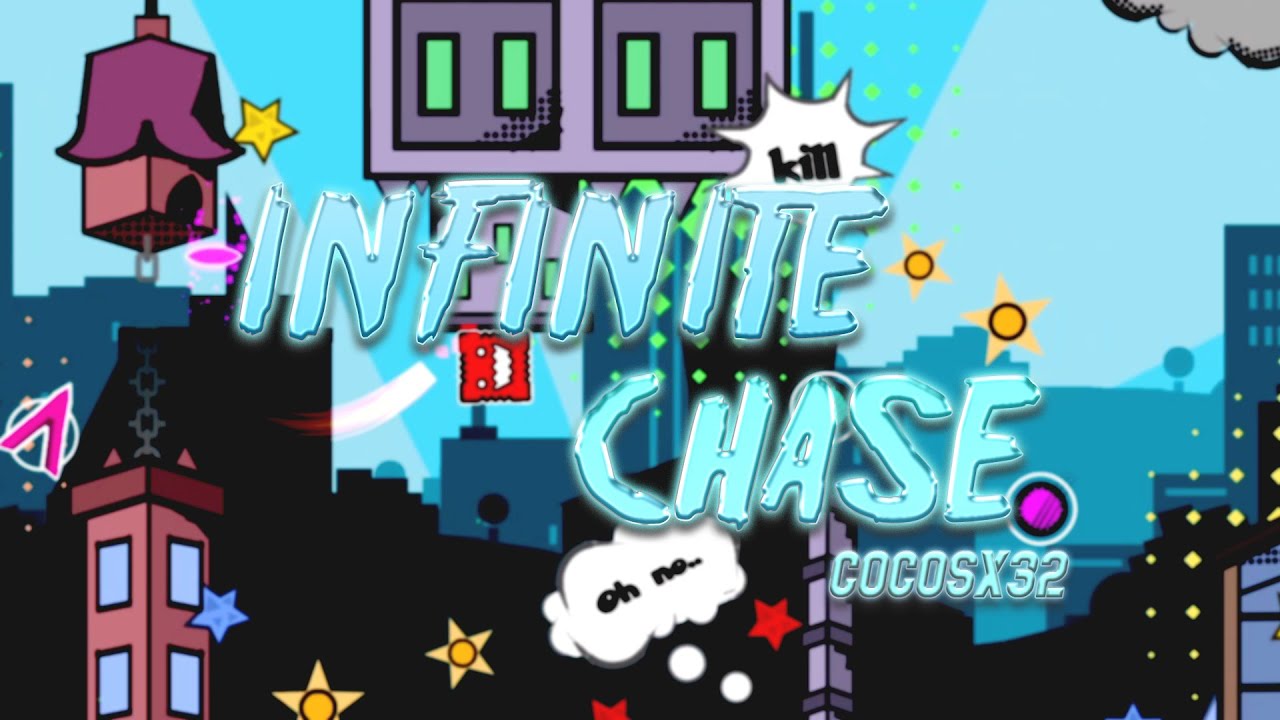 "STORY LV!!" Infinite Chase by CocoXs32 (Demon) | Geometry Dash Indonesia 