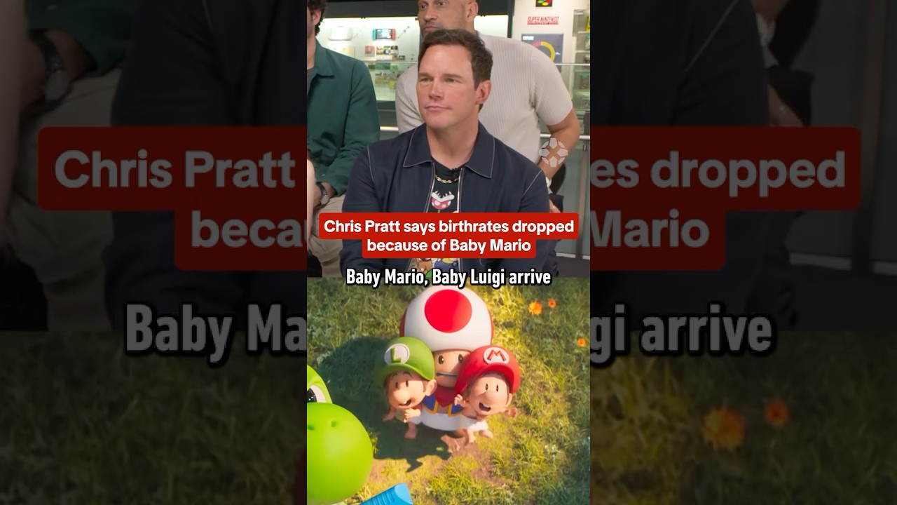Fun Fact: Baby Mario & Baby Luigi were the reason birthrates dropped in 1995. #supermariomovie #ign