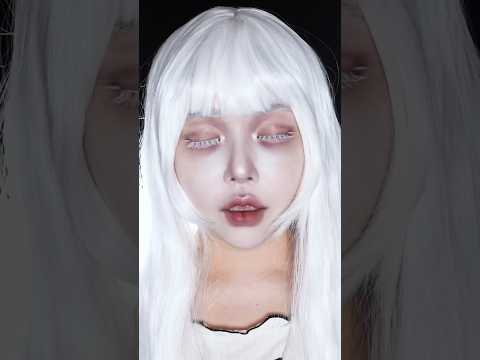 <strong>유령신부</strong> 메이크업👰‍♀️👻 #할로윈메이크업  #할로윈분장  #halloween #halloweenmakeup #corpsebride