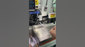 Multicore cable stripping and crimping machine #wirestrippingandcrimper