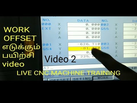 Work offset taking training video #2