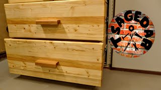 Zásuvky do dílenské skříně / DIY drawers for workshop cabinet