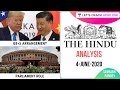 4-June-2020 | The Hindu Newspaper Analysis | Current Affairs for UPSC CSE/IAS | Saurabh Pandey