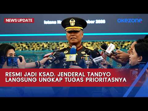 Officially Appointed Army Chief of Staff, General Tandyo Immediately Reveals His Priority Tasks