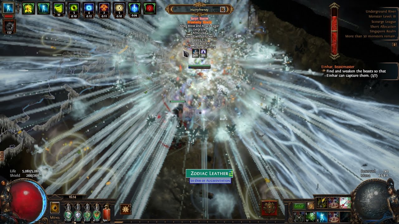 CoC ice spear freezing pulse deadeye 3.16 (Gear up and Boss Scourge