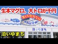 【沖縄海鮮】生の本マグロ大トロ 1000円。絶品刺身。泊いゆまち